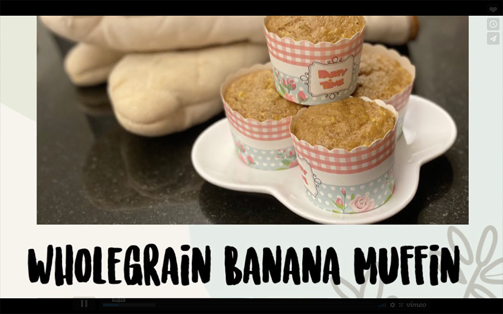 Wholegrain Banana Muffin
